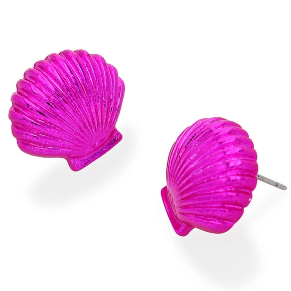 Betsey Johnson Jewelry - New Betsey Johnson Seashell Stud Earrings